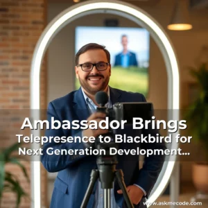 Artistic representation for Ambassador Brings Telepresence to Blackbird for Next Generation Development Experience IT Business Net
