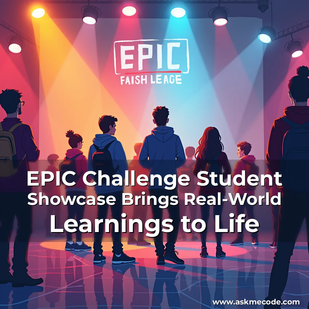 Artistic representation for EPIC Challenge Student Showcase Brings Real-World Learnings to Life