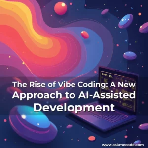 Artistic representation for The Rise of Vibe Coding: A New Approach to AI-Assisted Development