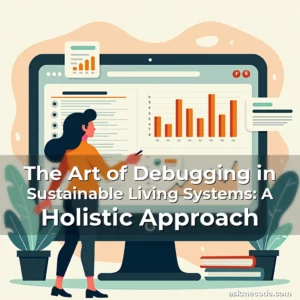 Artistic representation for The Art of Debugging in Sustainable Living Systems: A Holistic Approach