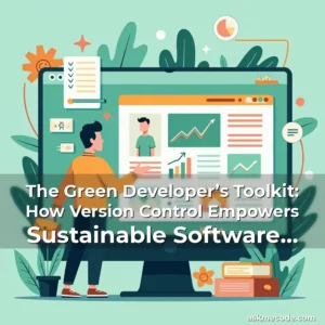 Artistic representation for The Green Developer’s Toolkit: How Version Control Empowers Sustainable Software Development