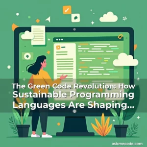 Artistic representation for The Green Code Revolution: How Sustainable Programming Languages Are Shaping Eco-Friendly Tech