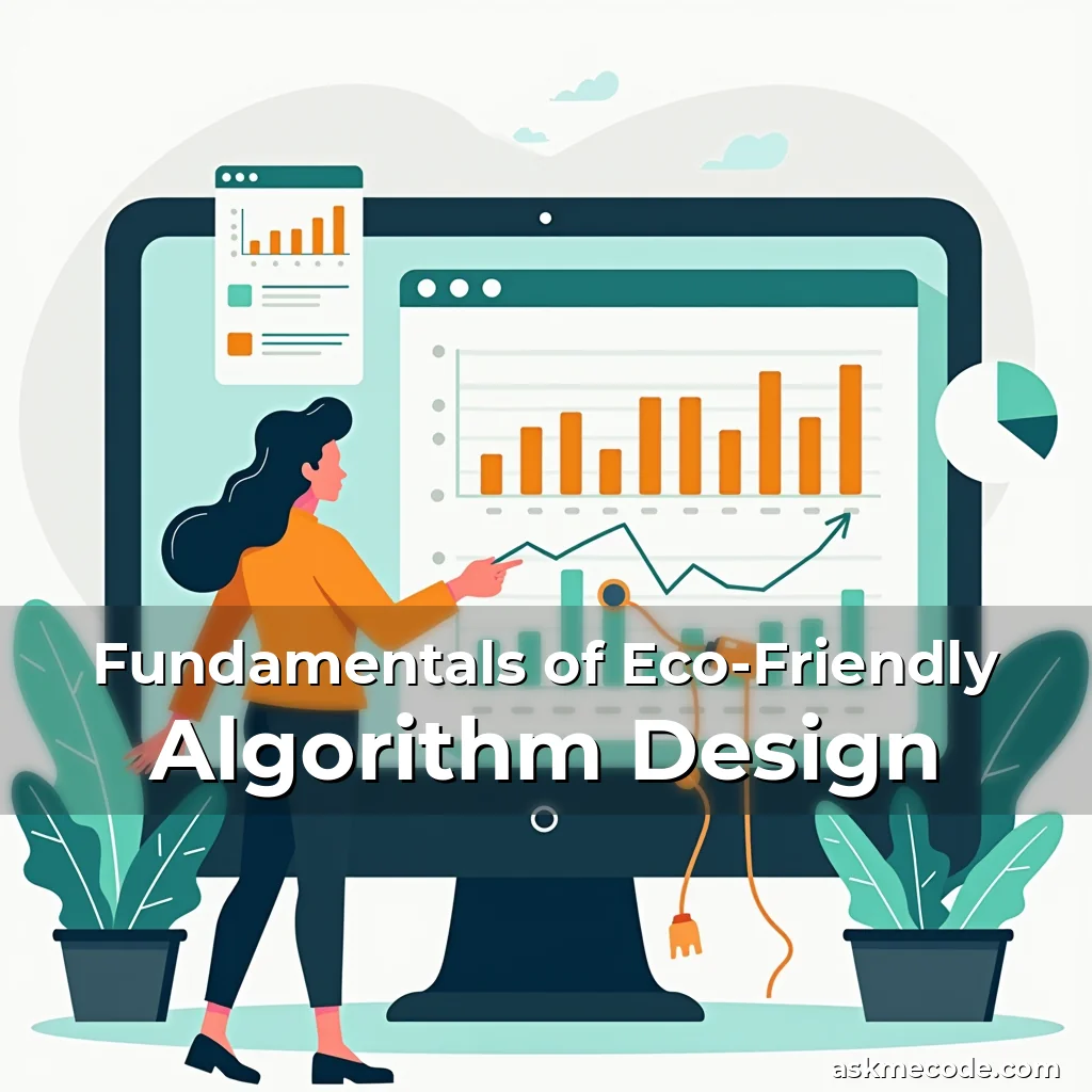 Artistic representation for Fundamentals of Eco-Friendly Algorithm Design
