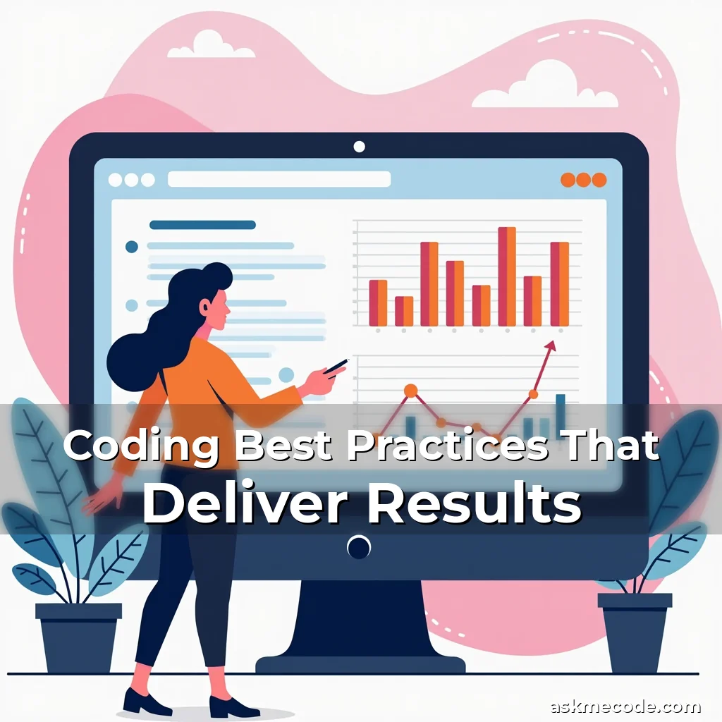 Artistic representation for Coding Best Practices That Deliver Results