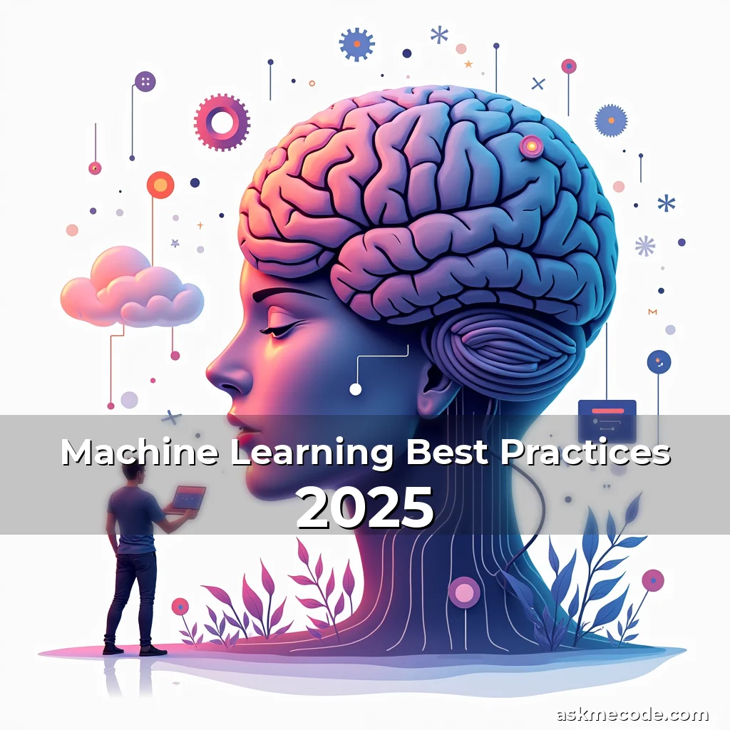 Artistic representation for Machine Learning Best Practices 2025