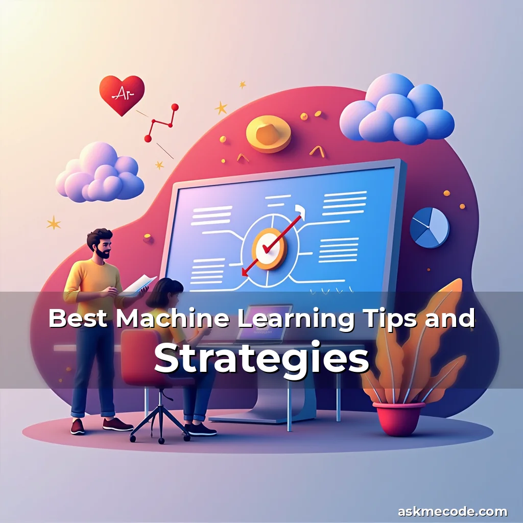 Artistic representation for Best Machine Learning Tips and Strategies
