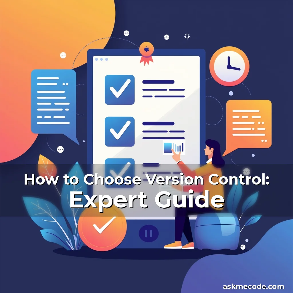 Artistic representation for How to Choose Version Control: Expert Guide
