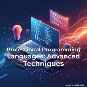 Professional Programming Languages: Advanced Techniques