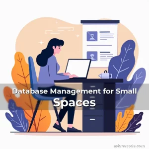 Artistic representation for Database Management for Small Spaces