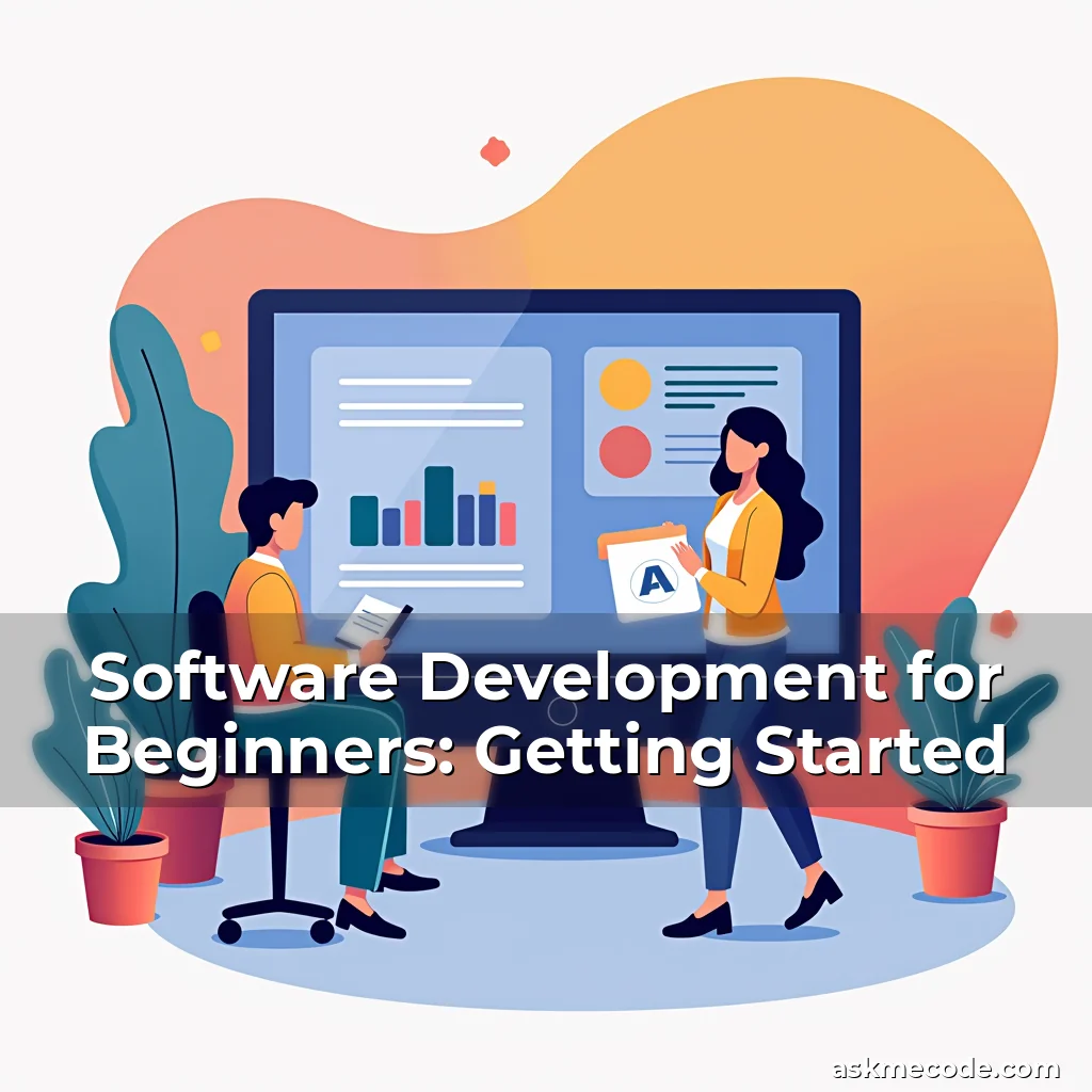 Artistic representation for Software Development for Beginners: Getting Started