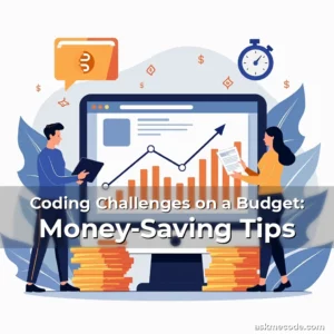 Artistic representation for Coding Challenges on a Budget: Money-Saving Tips