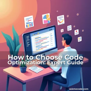 Artistic representation for How to Choose Code Optimization: Expert Guide