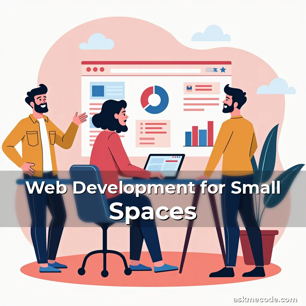 Artistic representation for Web Development for Small Spaces