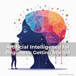 Artistic representation for Artificial Intelligence for Beginners: Getting Started