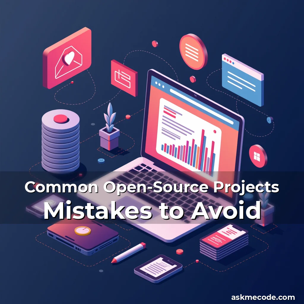Artistic representation for Common Open-Source Projects Mistakes to Avoid