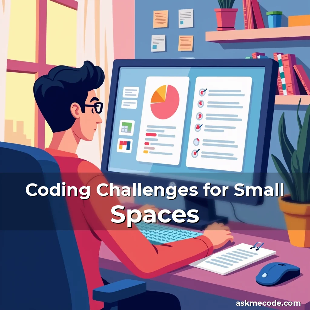 Artistic representation for Coding Challenges for Small Spaces
