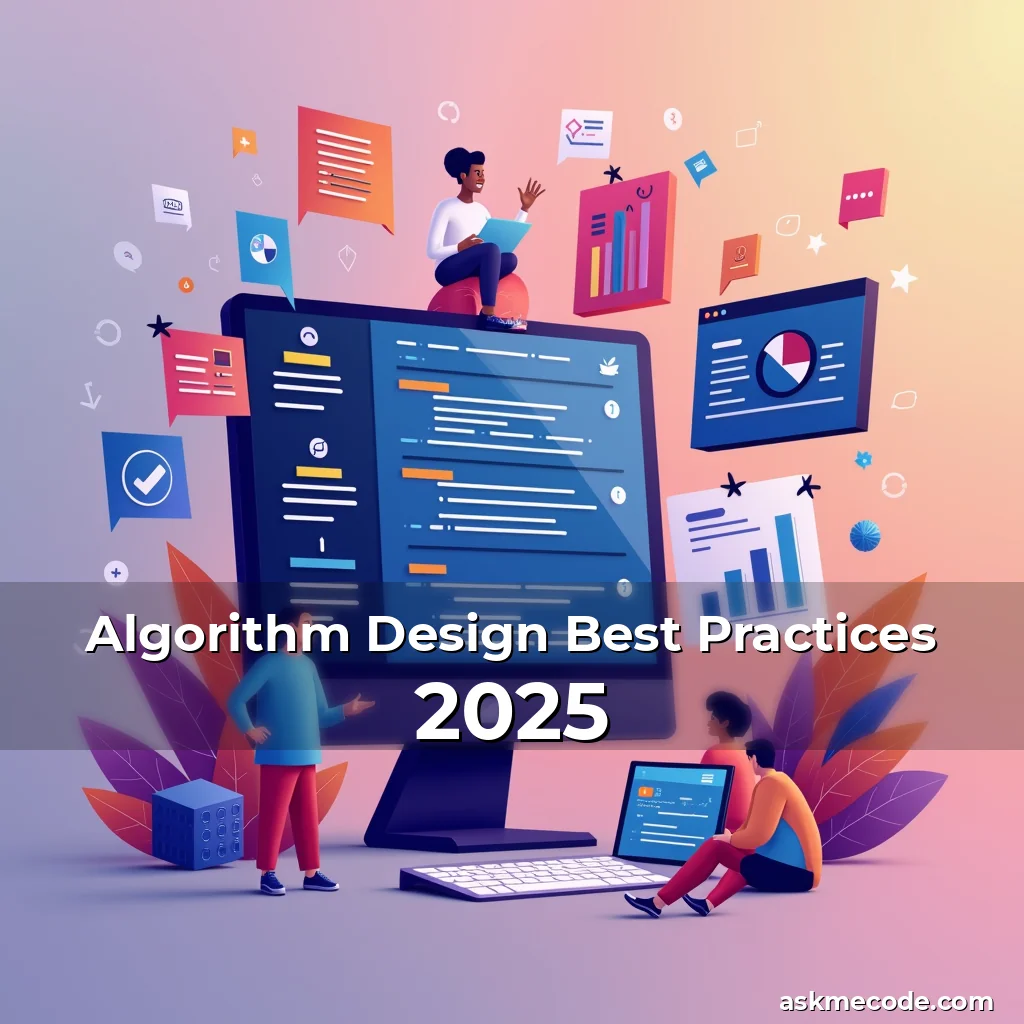 Artistic representation for Algorithm Design Best Practices 2025