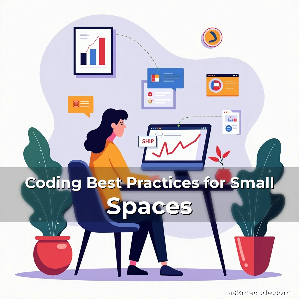 Artistic representation for Coding Best Practices for Small Spaces