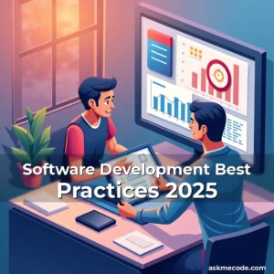 Artistic representation for Software Development Best Practices 2025