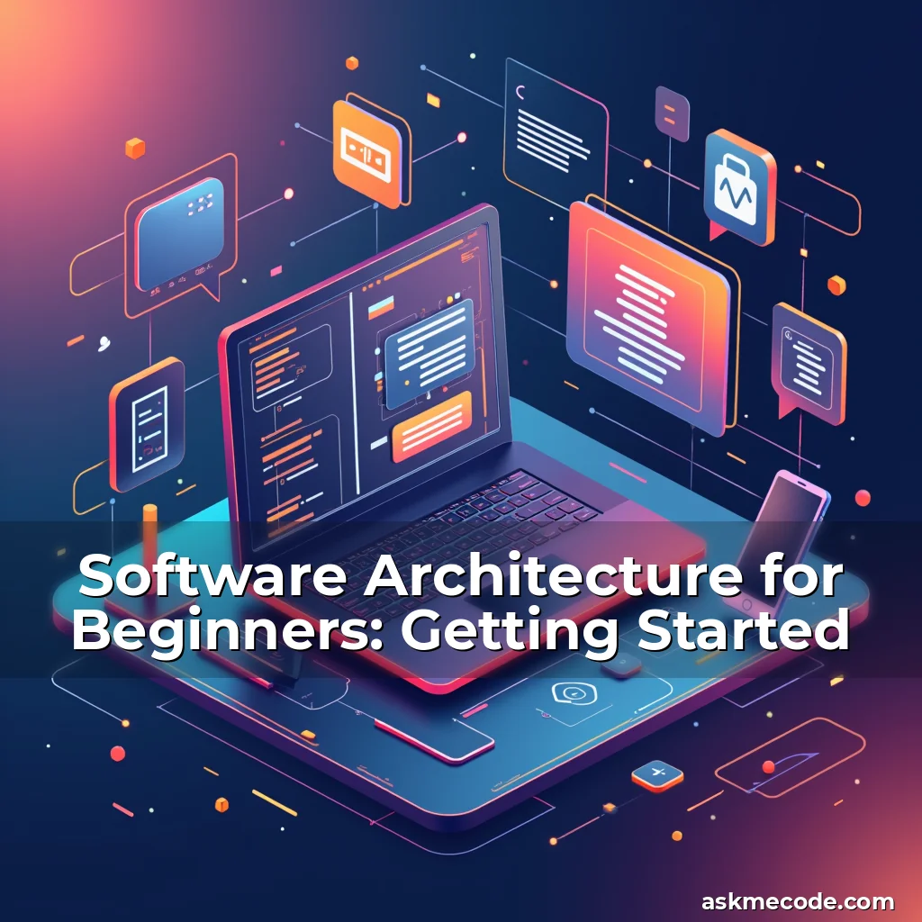 Artistic representation for Software Architecture for Beginners: Getting Started