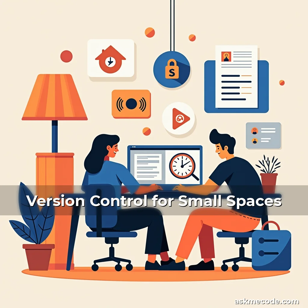 Artistic representation for Version Control for Small Spaces