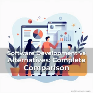 Artistic representation for Software Development vs Alternatives: Complete Comparison