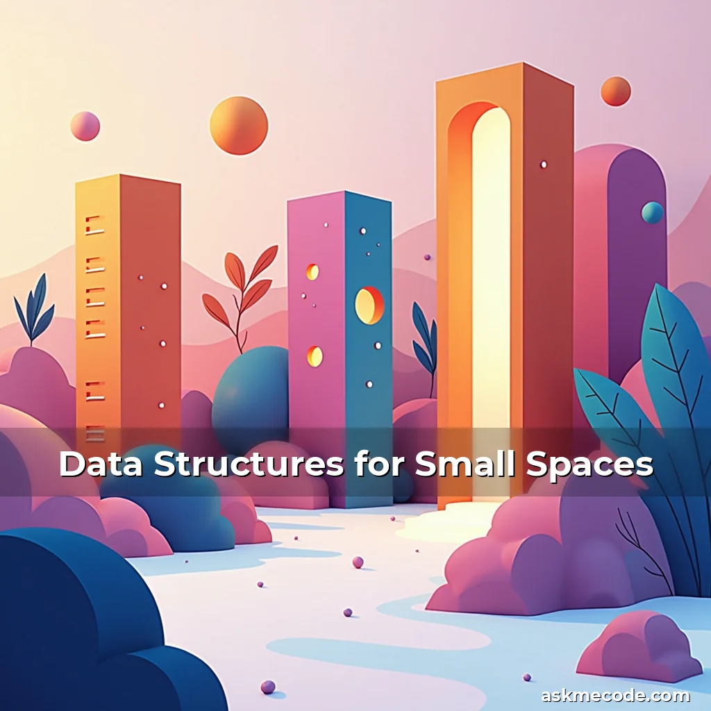 Artistic representation for Data Structures for Small Spaces