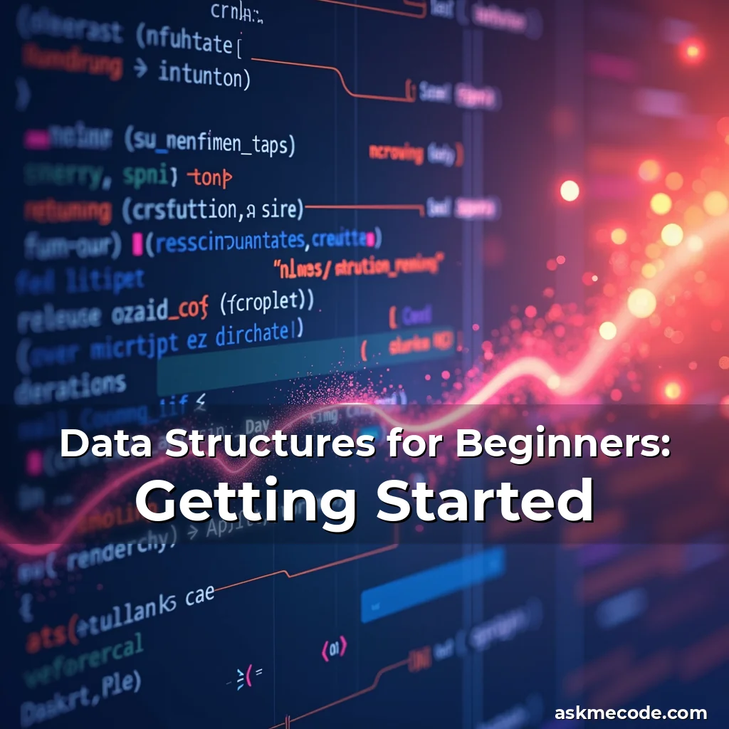 Artistic representation for Data Structures for Beginners: Getting Started