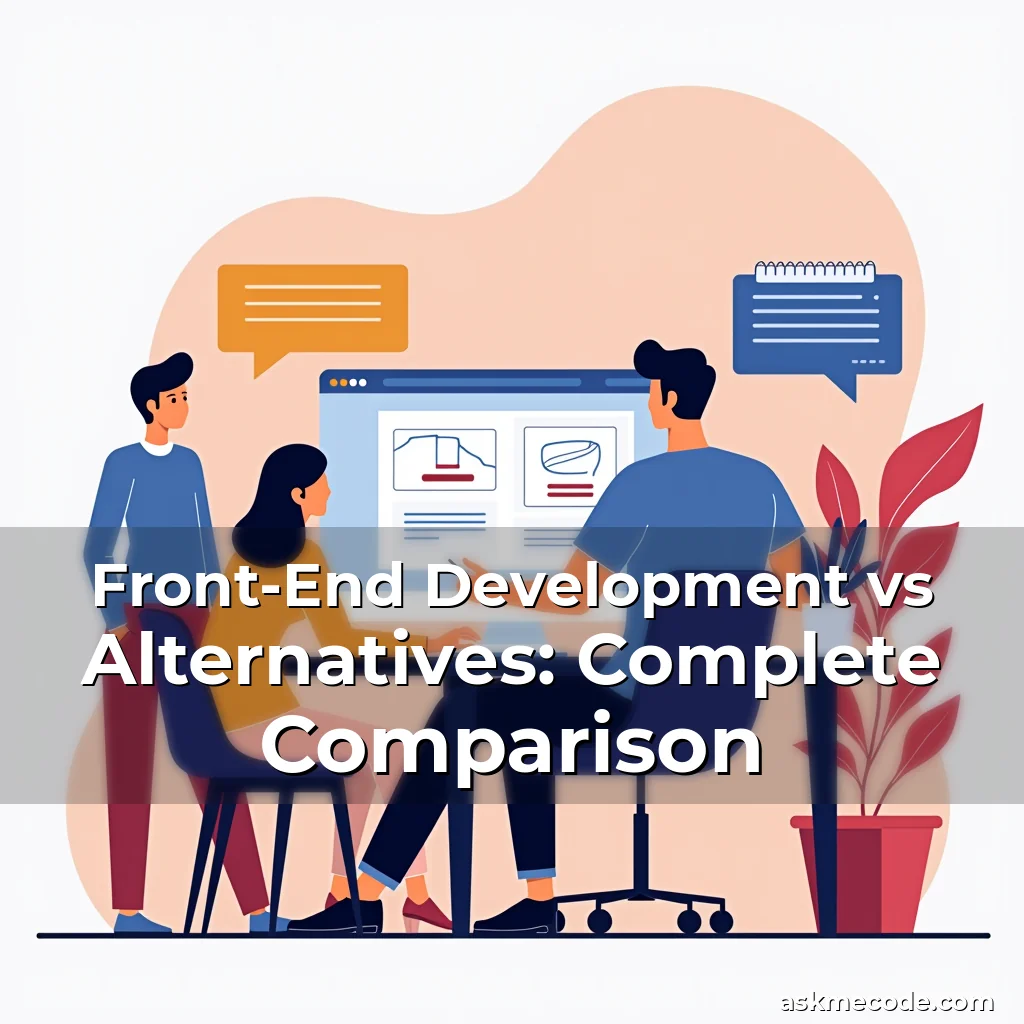 Artistic representation for Front-End Development vs Alternatives: Complete Comparison