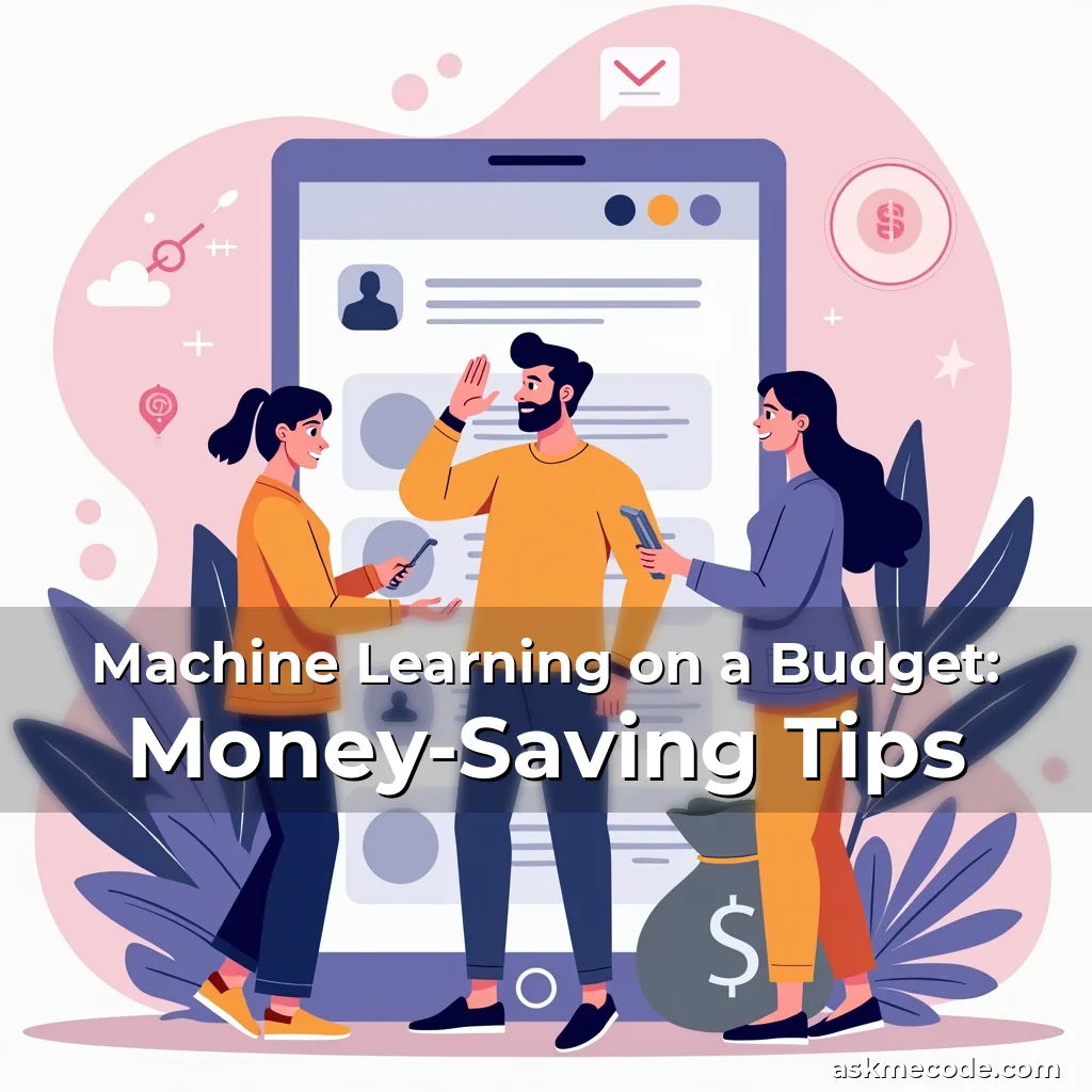 Artistic representation for Machine Learning on a Budget: Money-Saving Tips
