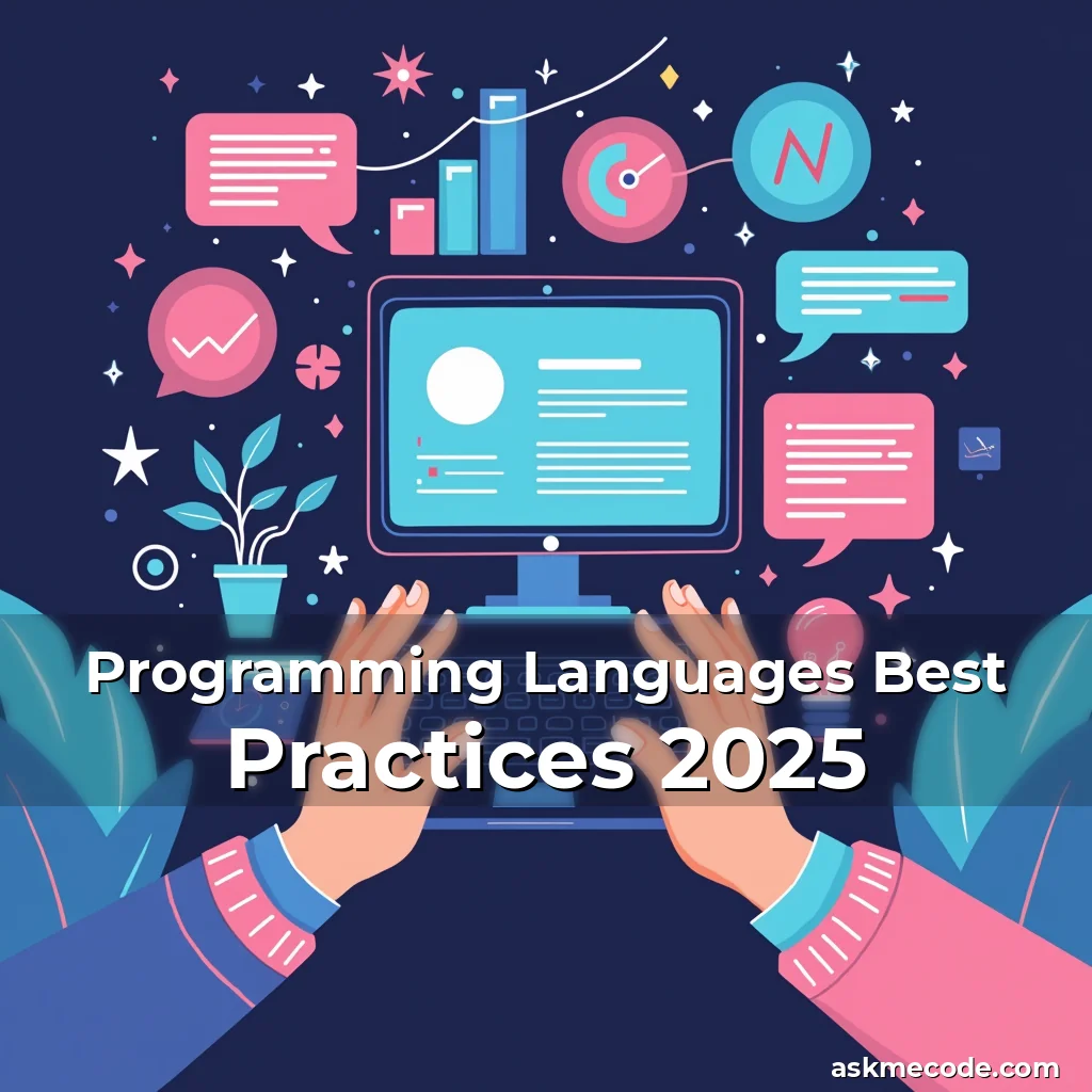 Artistic representation for Programming Languages Best Practices 2025