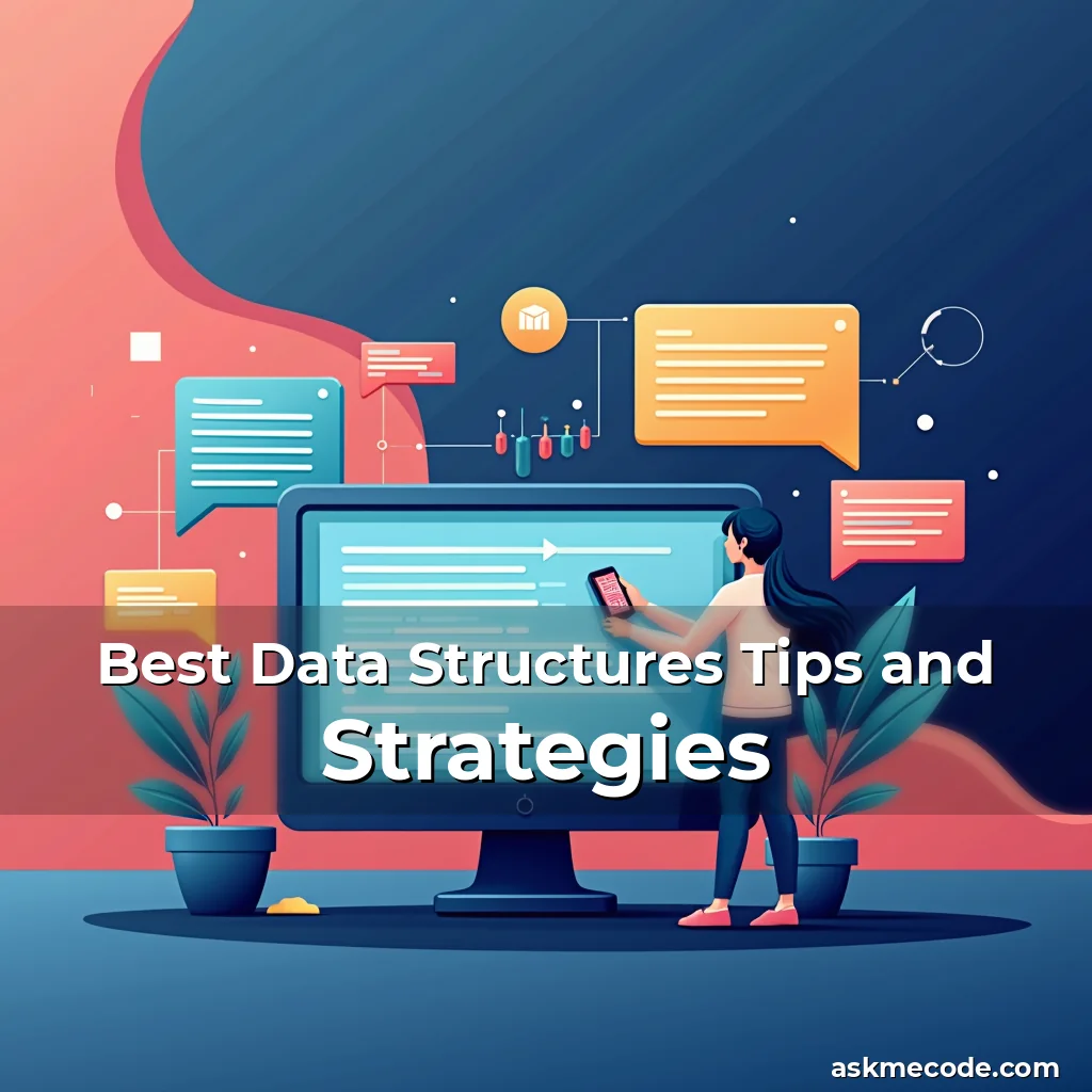 Artistic representation for Best Data Structures Tips and Strategies