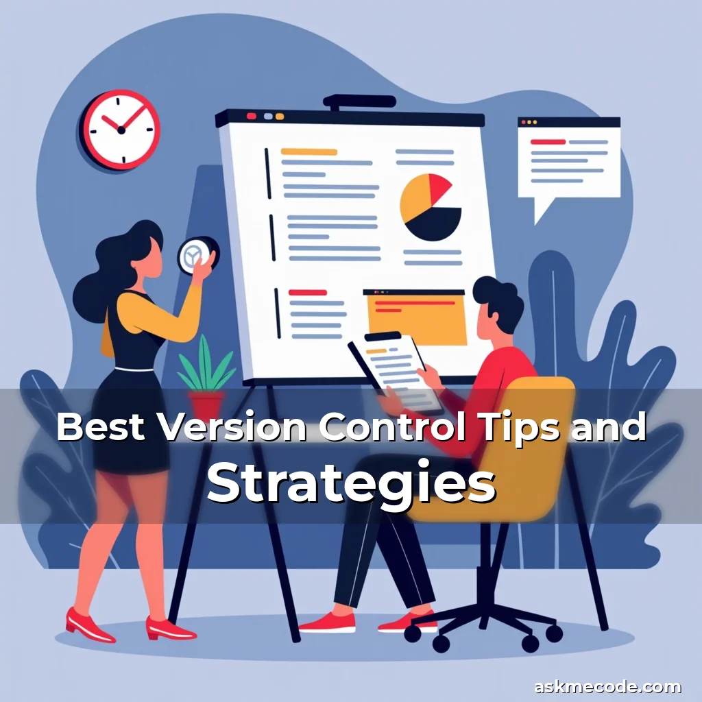Artistic representation for Best Version Control Tips and Strategies