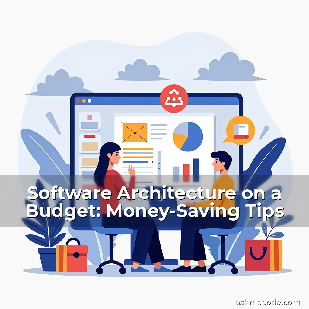 Artistic representation for Software Architecture on a Budget: Money-Saving Tips