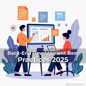 Artistic representation for Back-End Development Best Practices 2025