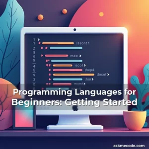 Artistic representation for Programming Languages for Beginners: Getting Started