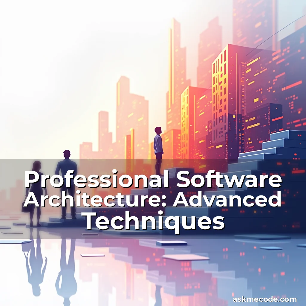 Artistic representation for Professional Software Architecture: Advanced Techniques