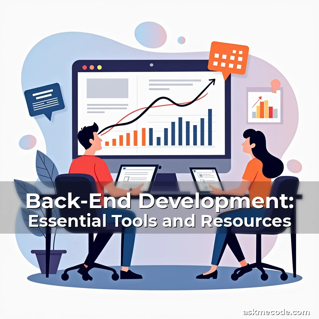 Artistic representation for Back-End Development: Essential Tools and Resources