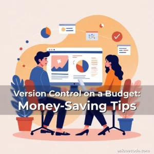 Artistic representation for Version Control on a Budget: Money-Saving Tips