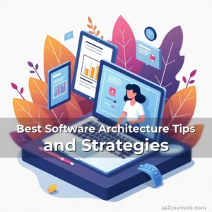 Artistic representation for Best Software Architecture Tips and Strategies