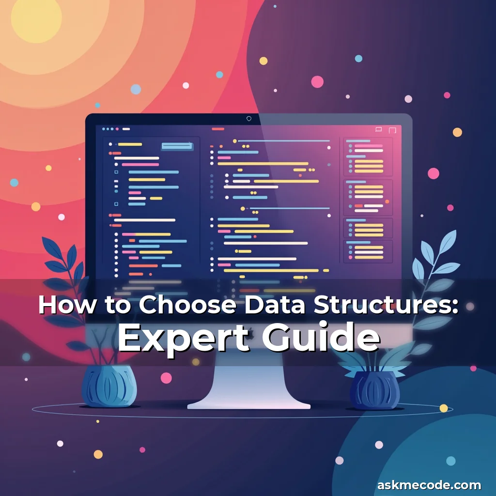 Artistic representation for How to Choose Data Structures: Expert Guide