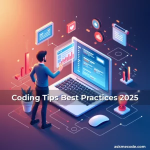 Artistic representation for Coding Tips Best Practices 2025