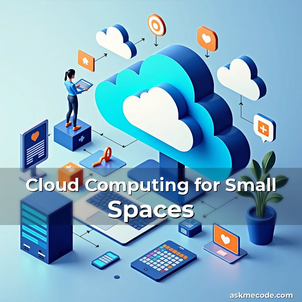 Artistic representation for Cloud Computing for Small Spaces