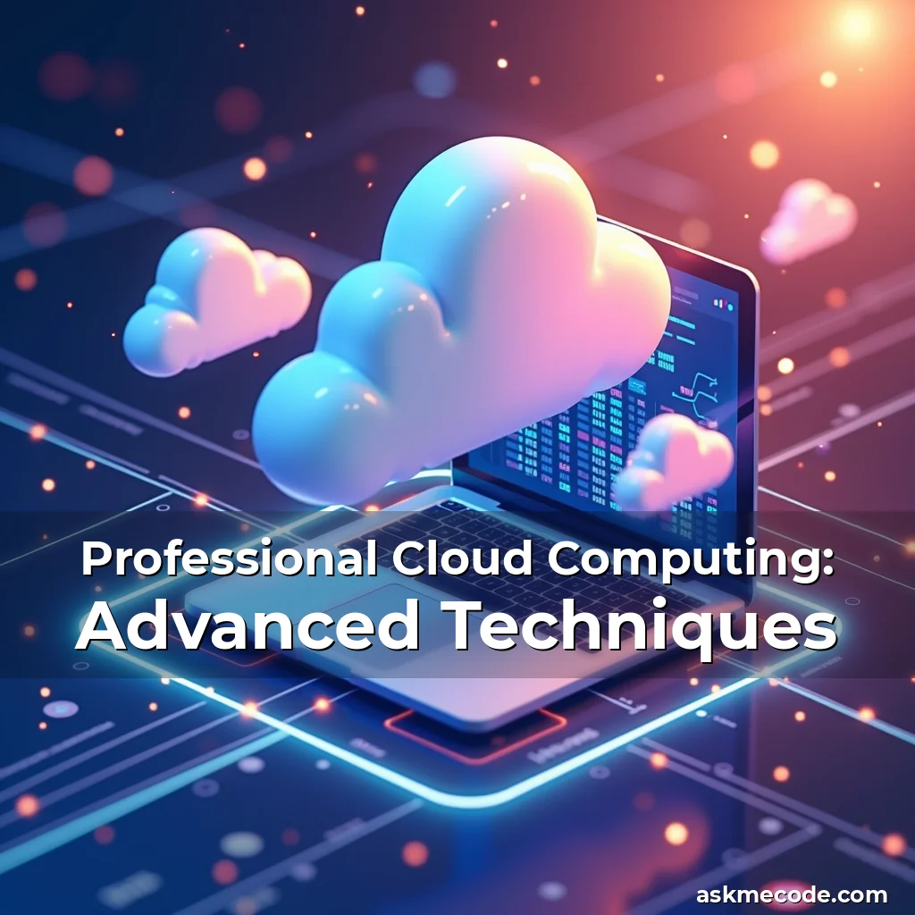 Artistic representation for Professional Cloud Computing: Advanced Techniques