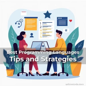 Artistic representation for Best Programming Languages Tips and Strategies