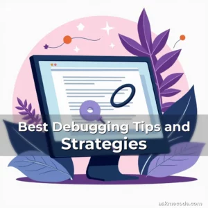 Artistic representation for Best Debugging Tips and Strategies