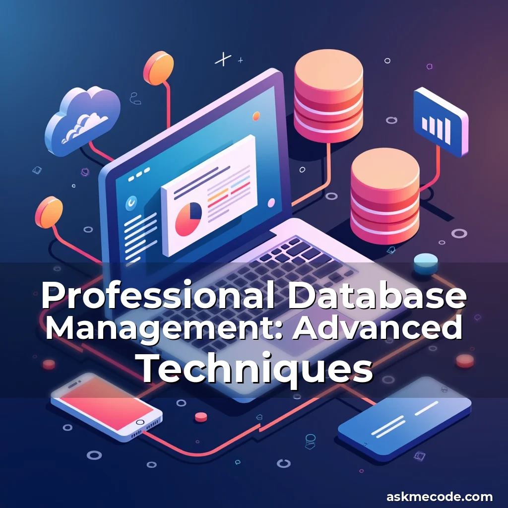 Artistic representation for Professional Database Management: Advanced Techniques