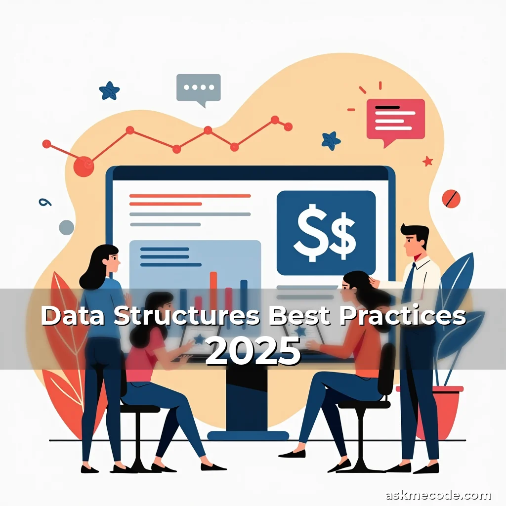 Artistic representation for Data Structures Best Practices 2025