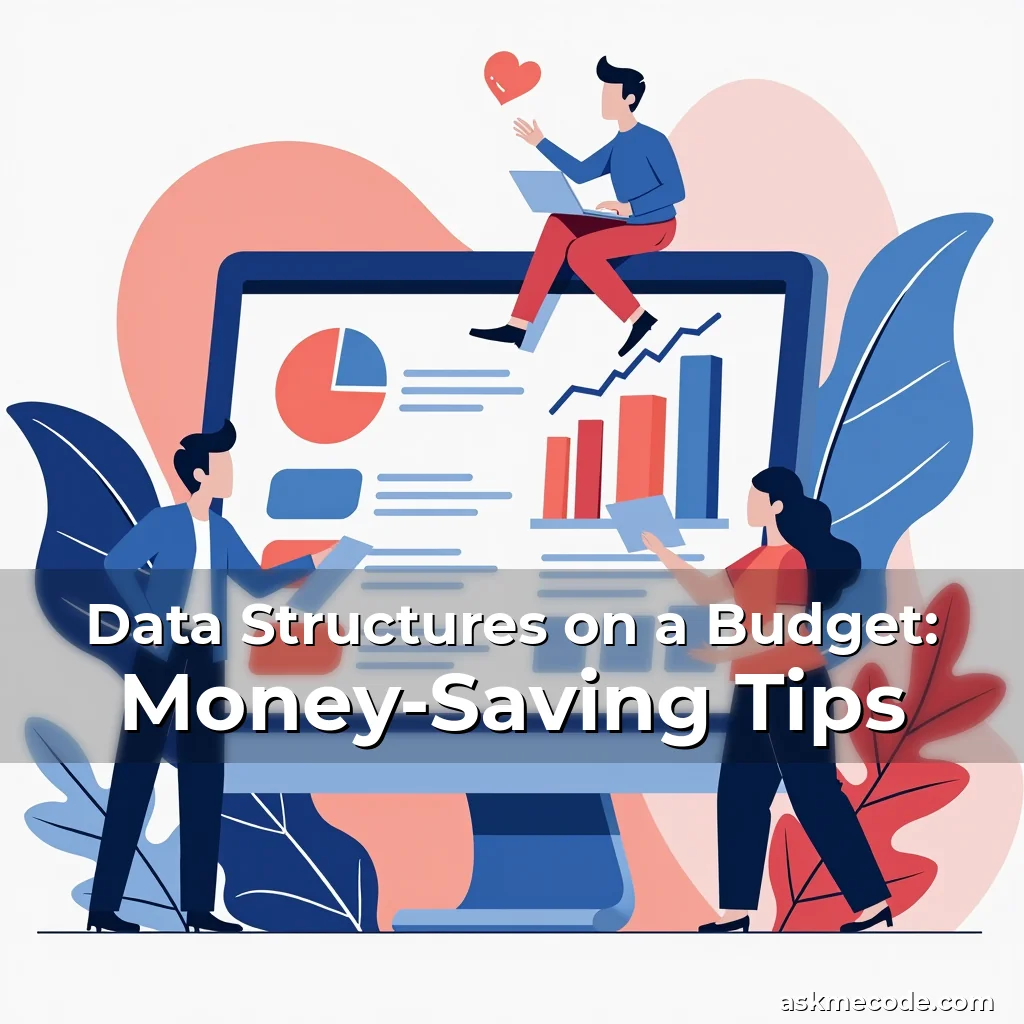 Artistic representation for Data Structures on a Budget: Money-Saving Tips