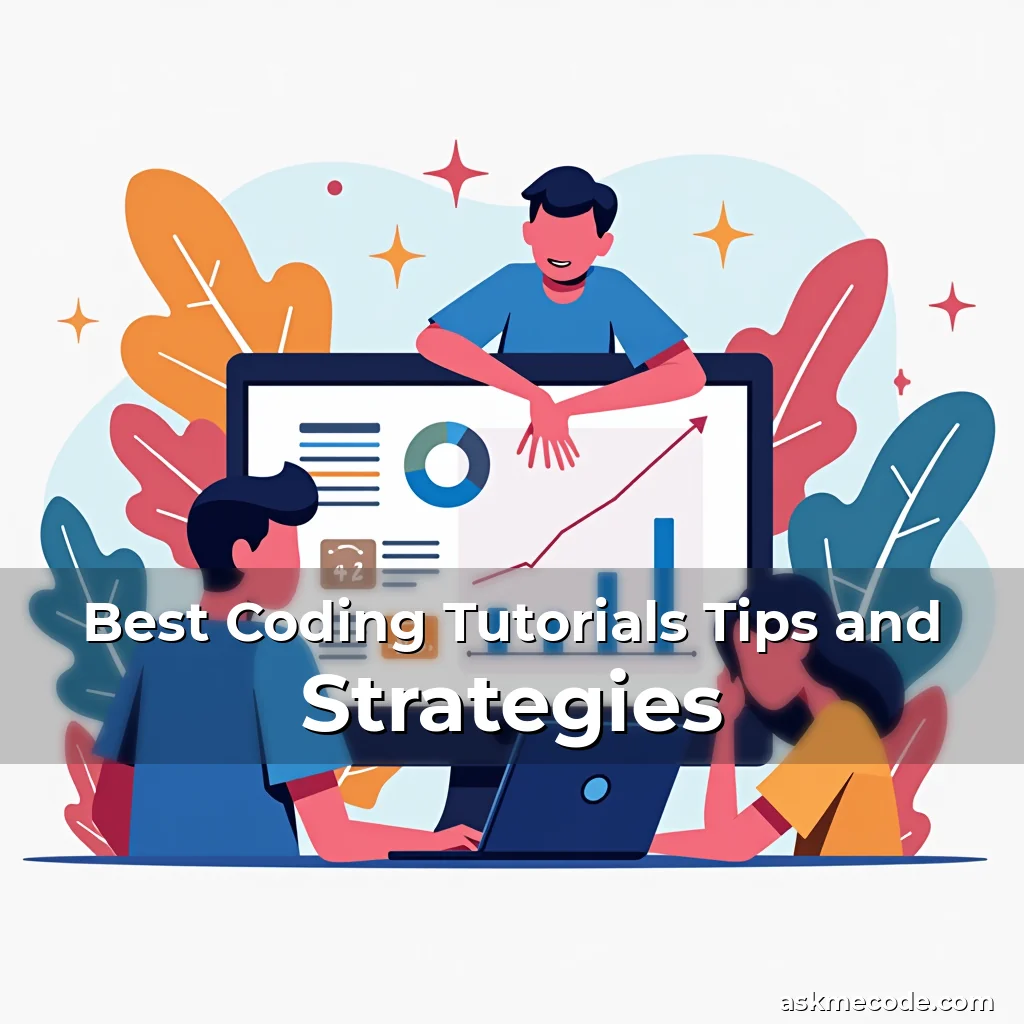 Artistic representation for Best Coding Tutorials Tips and Strategies